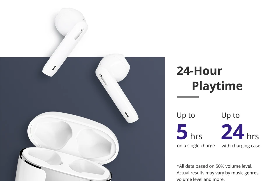 24 hour play time earbuds