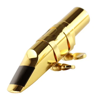 

Accessories Saxophone Mouthpiece Tone 5C/6C/7C/8C With Cap Metal Soprano Alto Sax Nozzle Sound Professional Practical