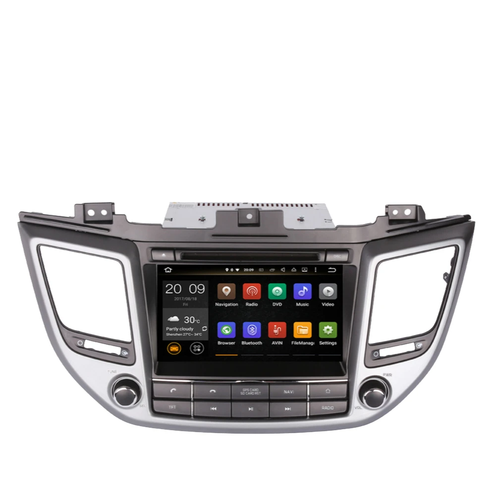 Автомобильный мультимедийный DVD-плеер 8 дюймов Android 10 0 4 Гб + 64 ГБ GPS-навигация для