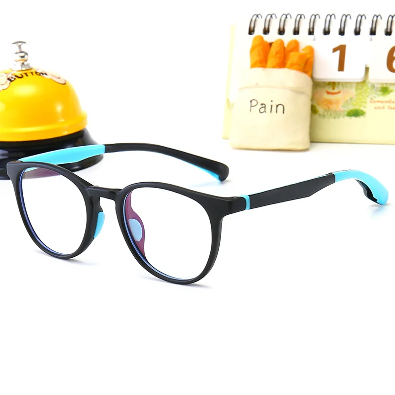 Iboode детский анти-синий светильник, очки, оправа, ультра-светильник, очки для детей TR90, силиконовые защитные очки для мальчиков и девочек - Цвет оправы: C2