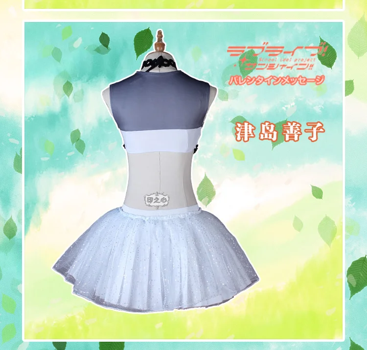 Love Live! Sunshine! Aqours Kanan ханамару Yoshiko Рубин Mari всех членов со сказочным цветком форма Косплэй костюм