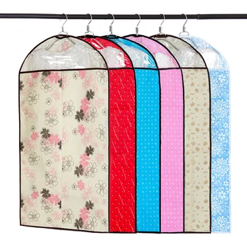

Thick Color Printing Cover Clothes Cover Non-woven Dust Cover Suit Cover Dustproof Bag Storage Bag