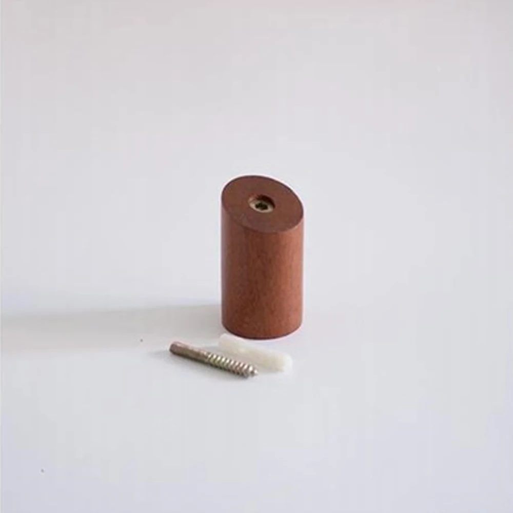 Walnut-6cm Вешалка для одежды из натурального дерева настенный крючок декоративный держатель для ключей шляпа шарф сумка вешалка для хранения ванной комнаты - Цвет: Walnut-6cm