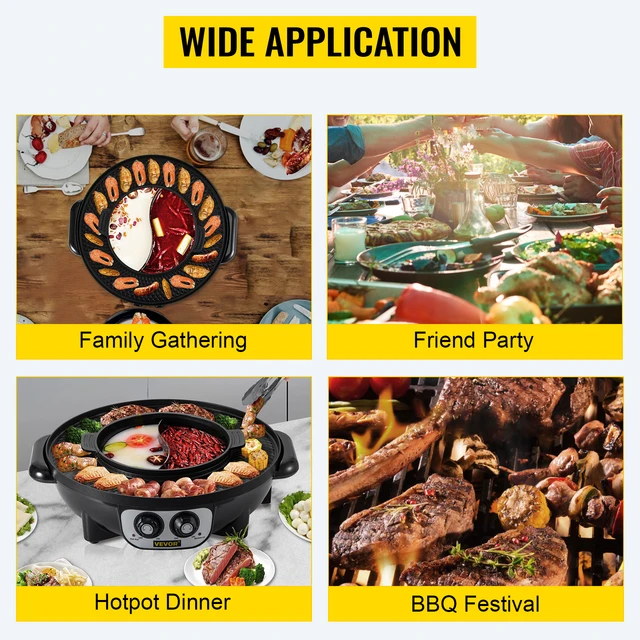 Food Party Electric Grill And Hot Pot (grill Hotpot) Hot Deal boys
