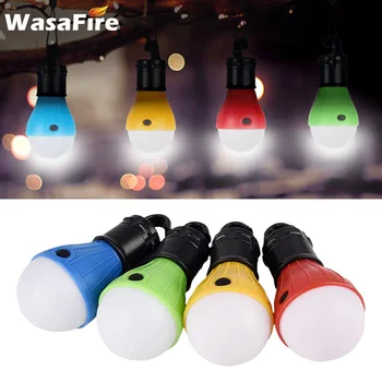 

10pcs/lot Portable 3 Modes Flashlights Led Bulb Tent Lamp Emergency Night Lights Outdoor Camping Hiking Lantern Used AAA Battery