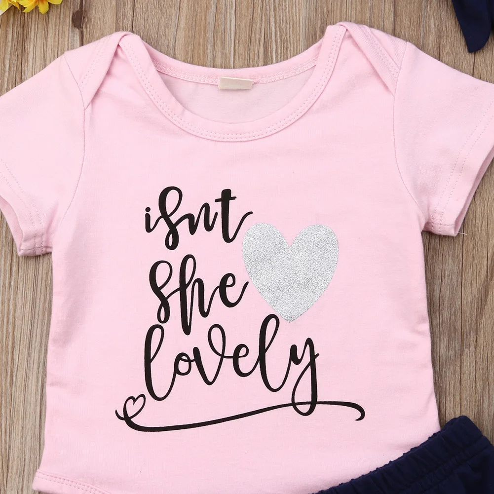 Комплект из 3 предметов для новорожденных детей, одежда для девочек топы, комбинезон, шорты-пачки, комплект со штанами, топ с рукавами-крылышками+ набор длинных брюк в полоску