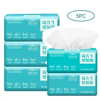 

(1 Packs=80pcs) 5 pack 180 * 120mm Soft Paper Napkin for Restaurant Table Dinner Paper Tissues Party Supplies Disposable 2020