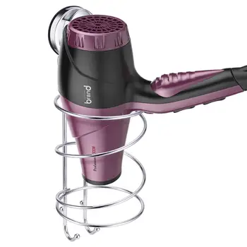 

Aluminum Wall-mounted Hair Dryer Bracket Hotel Bathroom Shelves Shelf Storage Hairdryer Rack Holder Bathroom Accessories
