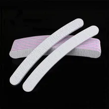 5 pçs/lote Tampão Lixa de Unha Dupla Face Do Buffer De Arquivo Prego 100/180 Trimmer Buffer de Cal Na Arte Do Prego Ongle Prego Ferramenta Da Arte do prego