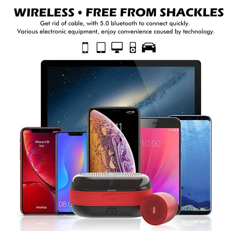 2 в 1 Супер Мини bluetooth колонки Металлические Магнитные портативные уличные беспроводные колонки музыкальный плеер с зарядным устройством 1000 мАч