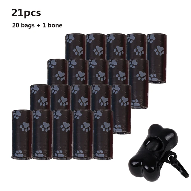 A Convenient Solution: 20 Rolls Dog Poop Bag for Dog Pets Waste Garbage Bags