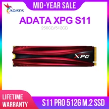 Твердотельный Накопитель ADATA XPG S11 GAMMIX Pro PCIe Gen 3x4 M.2 2280 для ноутбука Настольный внутренний жесткий диск 256G 512G M Ssd