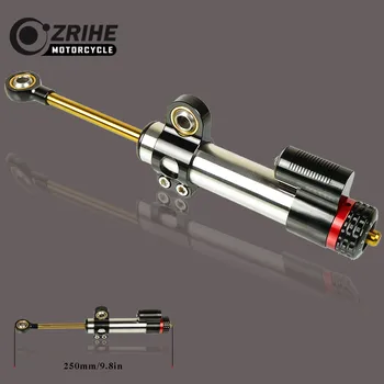 

ZRIHE Motorcycle Universal Adjustable Accessories CNC Adjustable Steering Stabilize Damper FOR KAWASAKI Ninja ZX-6R ZX-6R ABS