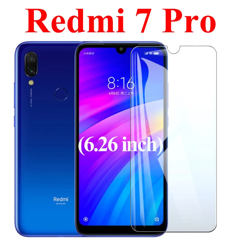 Защитное стекло для Xiaomi Redmi 7a Note 7 Pro, Защитная пленка для экрана Xiomi Redme 7 s a Armor Xiami Note7 s a7 Armor Xomi Sheet - Цвет: Redmi 7 Pro