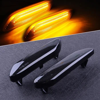 

DWCX 2pcs Car LED Amber Side Marker Signal Light Lamp Fit for Mini Countryman Paceman R60 R61 2012 2013 2014 2015 2016 2017
