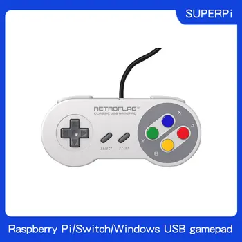 

Retroflag Original USB Gamepad SUPERPi Game Controller for SUPERPi CASE-U / CASE-J / NESPi Case / Raspberry Pi/Switch/Windows