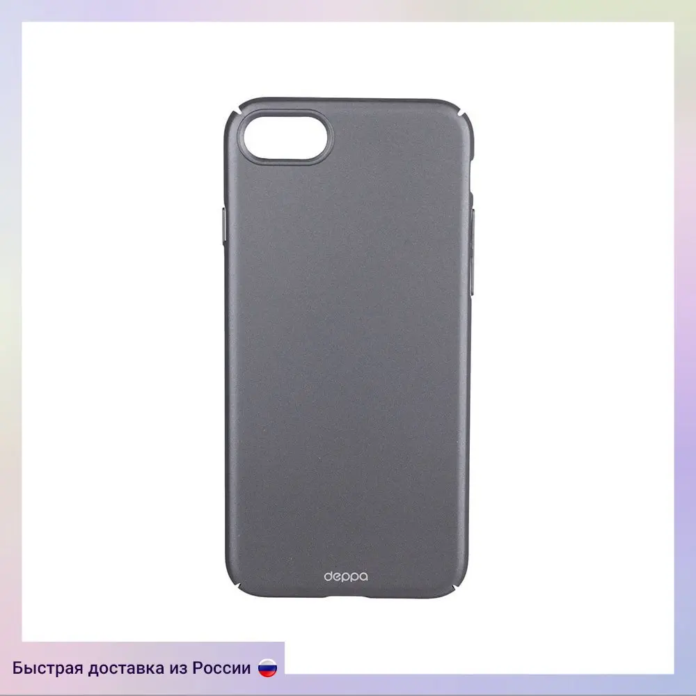 Чехол Deppa Air Case для Apple iPhone 7/8 графит | Мобильные телефоны и аксессуары