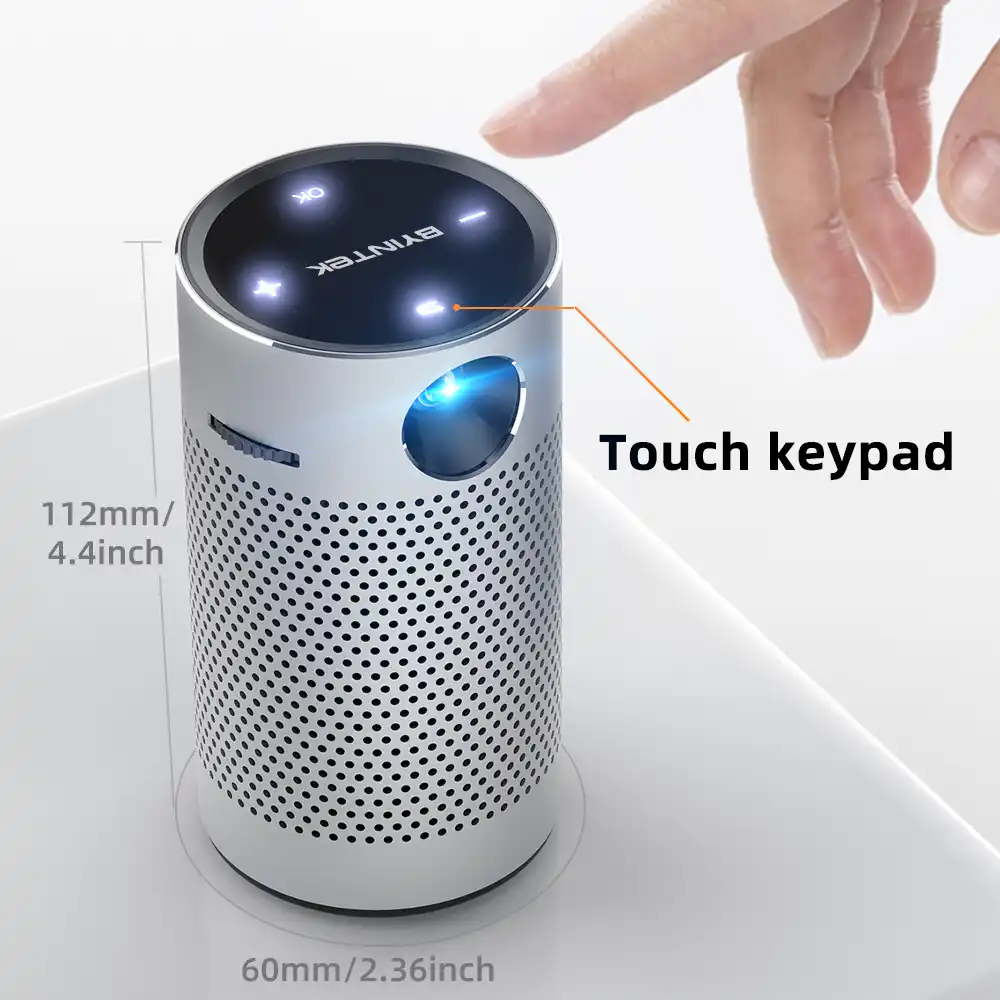 laser portable led tube speaker