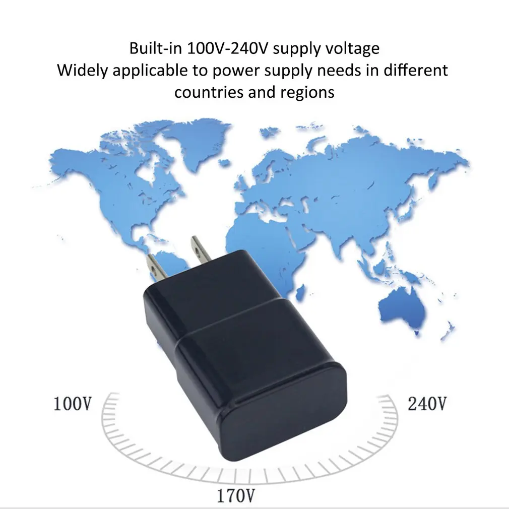 5V1A EU US Plug 2 Usb зарядное устройство для мобильного телефона быстрое зарядное устройство для iPhone для Android для huawei для samsung зарядное устройство - Цвет: 1 port black