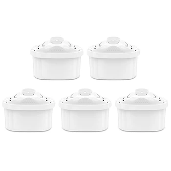 

5Pcs Household Purify Kettle Activated Carbon Water Filters Cartridge Replacement for Brita Water Pitcher Filter