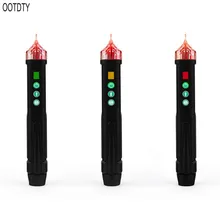 Двойной тест напряжения er NCV зонд ЖК-дисплей фонарик Live/Null провод тест мощности