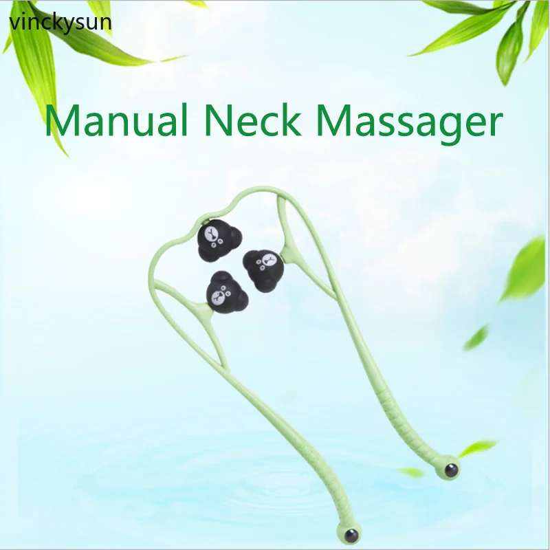 

Vinckysun Manual Cervical Massage Pressure Point Therapy Roller Neck Massager Tool for Neck Shoulder Deep Tissue Massage