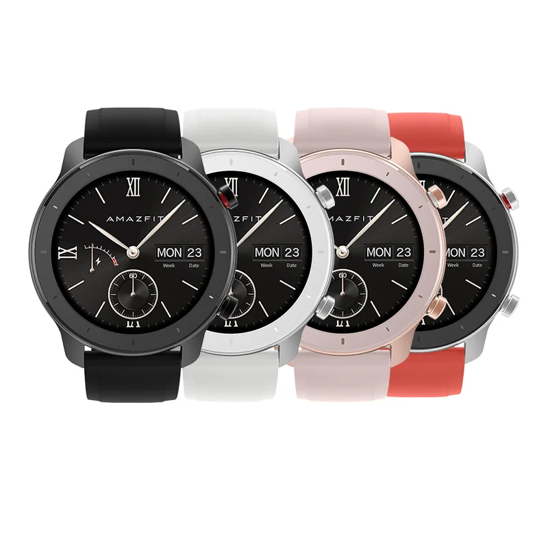 Huami Amazfit GTR 47 мм 42 мм Смарт часы AMOLED экран 5ATM водонепроницаемый gps ГЛОНАСС 12 спортивных режимов для Android iOS