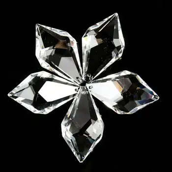 

2/5pcs 50mm Clear Diamond Crystal Prisms Sun Catcher Sparkle Rainbow Of Colors Chandelier Ceiling Lamp Lighting Pendant DIY