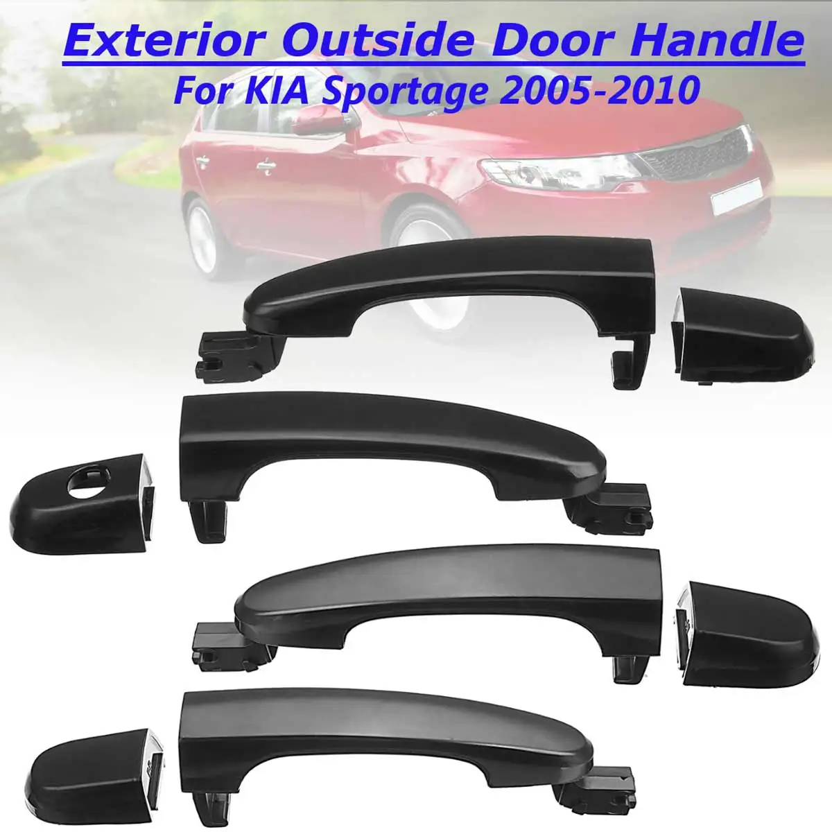 Exterior Outside Door Handle Rear Right 836611F010 for Kia Sportage 2005 2010