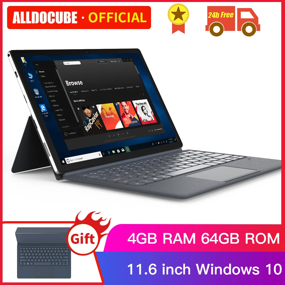 ALLDOCUBE KNote GO 11 6 дюймов планшет с Windows 10 Intel ApolloLake N3350 двухъядерный планшетный ПК 4 Гб