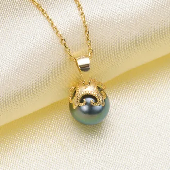 

Pendant Mount Pearl Accessories 925 sterling silver pendant of the same design Jewelry DIY No Pearl Free Shipping