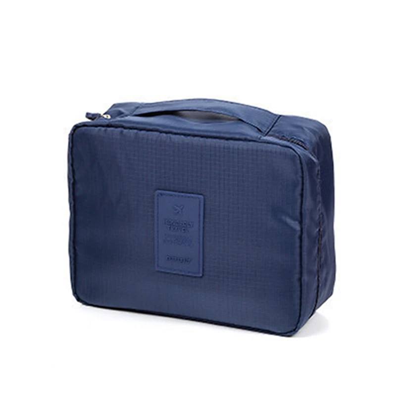 

1PC Cosmetic Bag Nylon Waterproof Multi-function Washing Storage Bag Travel Portable Makeup Case Large Capacity Bag Dropship New