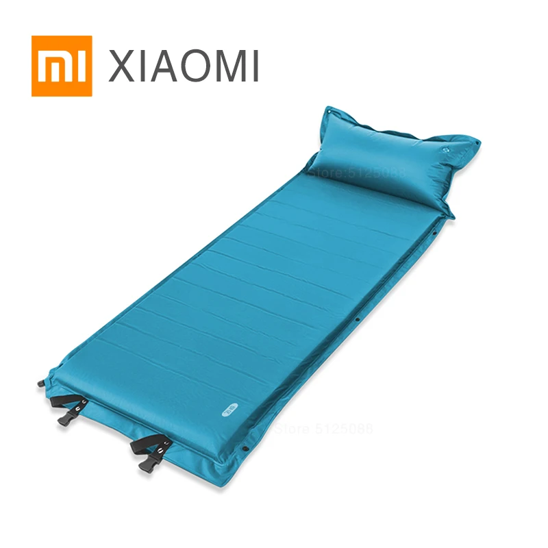 

XIAOMI Outdoor portable inflatable mattress hike beach camping mat splicable sleeping pad self-inflating mat beach blanket tent