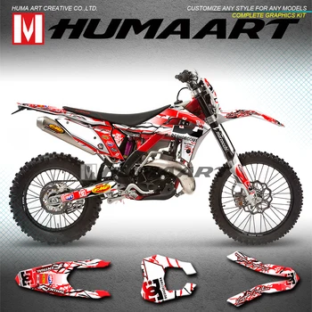 

HUMAART MX Graphics Vinyl Sticker Decal Kit for Gas Gas EC 125 200 250 300 450 EC125 EC200 EC250 EC300 EC450 2014 2015 2016 2017