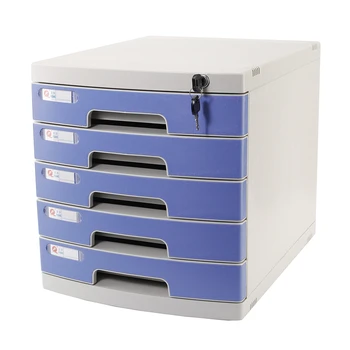 

Desktop lock file cabinet drawer multi-layer edding box A4 file storage cabinet