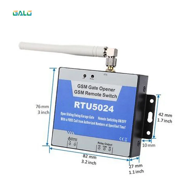 GSM реле открывания ворот RTU5024 дистанционное управление доступом с помощью