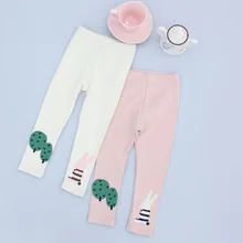 INS/Лидер продаж; детская одежда/AliExpress для девочек; повседневные хлопковые леггинсы с рисунком маленького дерева