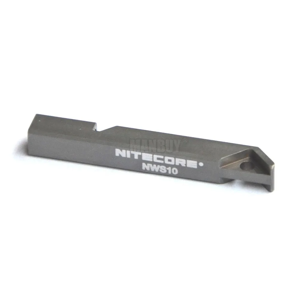 2020 NITECORE дБ уличный экстренный спасательный свисток для выживания NWS10 титановый