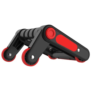 

Foldable Abdominal Wheel Workout Abdominal Roller Fitness Training Equipment Push-up Press-up &T8