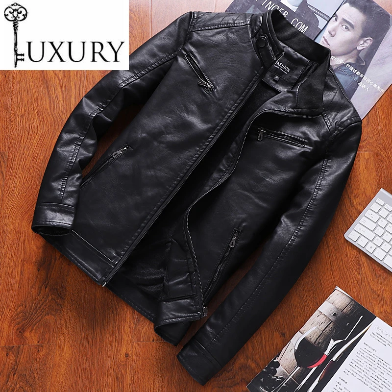 blusão couro motociclista