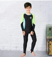 

Kids One Piece Professional Lycra Long Sleeve WaterProof Wetsuits Quick-Dry Diving Suits For Boys Rash Guard Surfing Swimwear