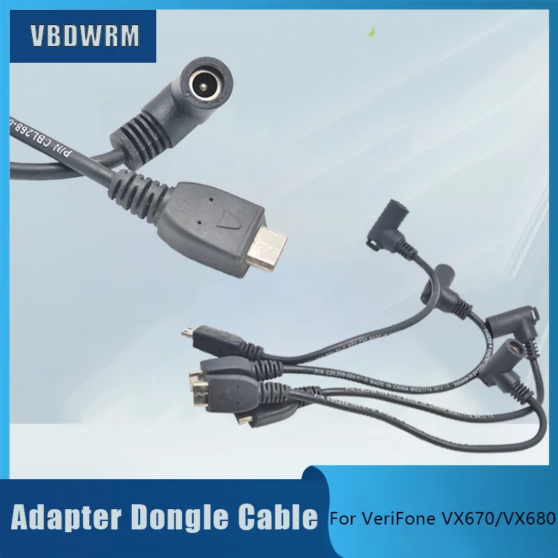 Адаптер питания HDMI для VeriFone VX670/VX680 кабель адаптера (не новый) 268-004-01-D | Электроника
