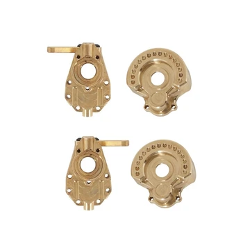 

1 Set Brass Steering Knuckle & Knuckle Portal Cover Counterweight for 1/10 RC Crawler Traxxas TRX4