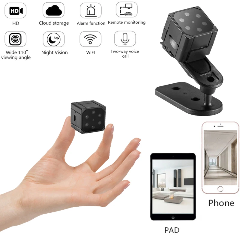 

SQ19 Mini Camera 1080p Surveillance Camera Home Security Infrared Night Vision Camera Monitor Video Camera 32GB
