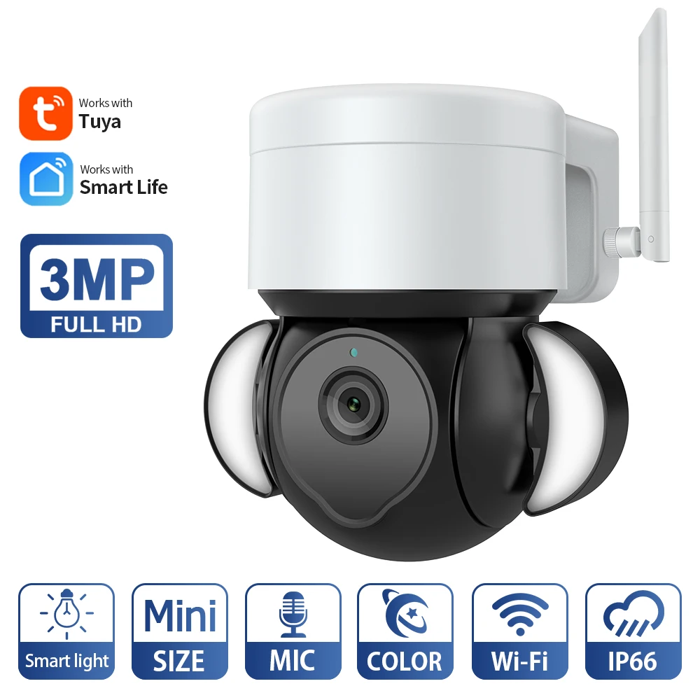 『Video Surveillance!!!』- Lofjers 3MP HD PTZ Wifi IP Camera Outdoor AI
Human Detection Wireless Security CCTV Camera 4X Digital Zoom Wifi
Camera