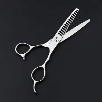 

6 inch hairdressing scissors suit personality high-end sliver thinning scissors hairdressing style scissors Tooth shears