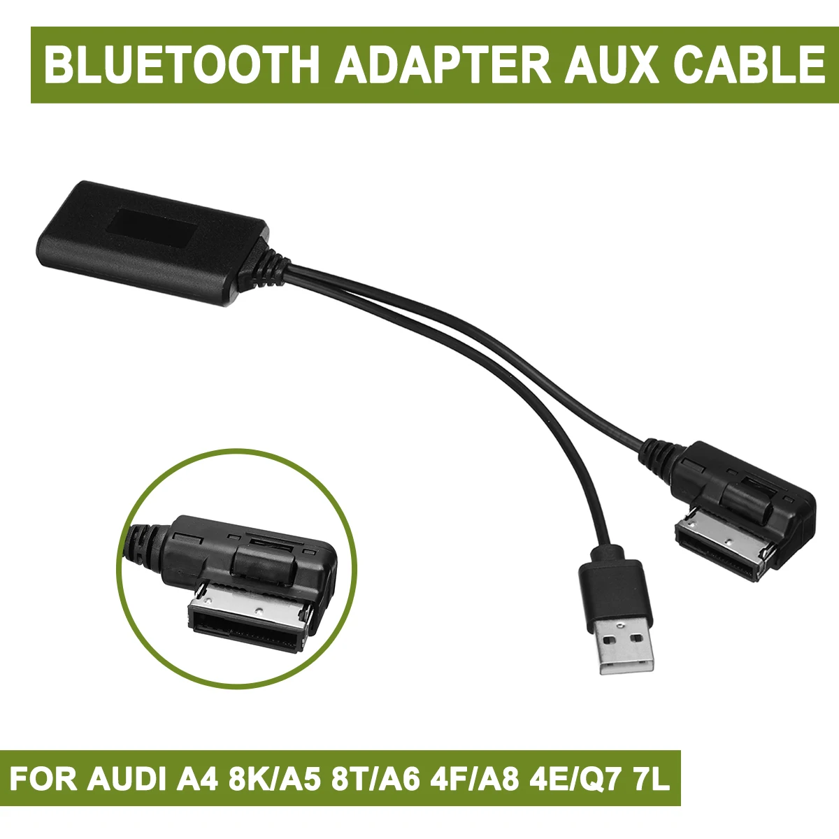 Для AUDI A5, 8 T, A6, 4F, A8, 4E, Q7, 7L, Для AMI, MMI, 2G, мини беспроводной bluetooth, USB, AUX, Кабель-адаптер, музыкальный аудио приемник, адаптер