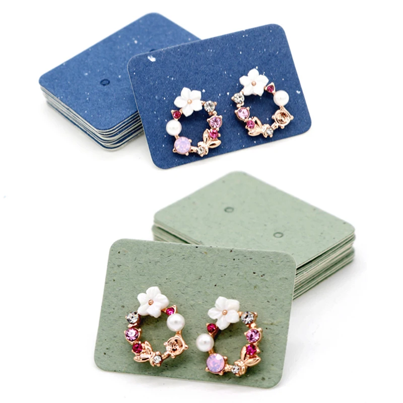 360PCS Kraft Paper Earring Cards Cactus Shape Jewelry Earrings Display Card Tags Holders Packaging for Selling 