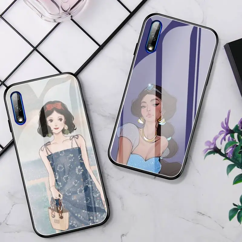 

Phone Case Fundas for Huawei P20 Pro P30 Lite Mate 9 10 20 Pro Nova 3i 5 3E Cover Coque Accessories Snow Beauty White Princess