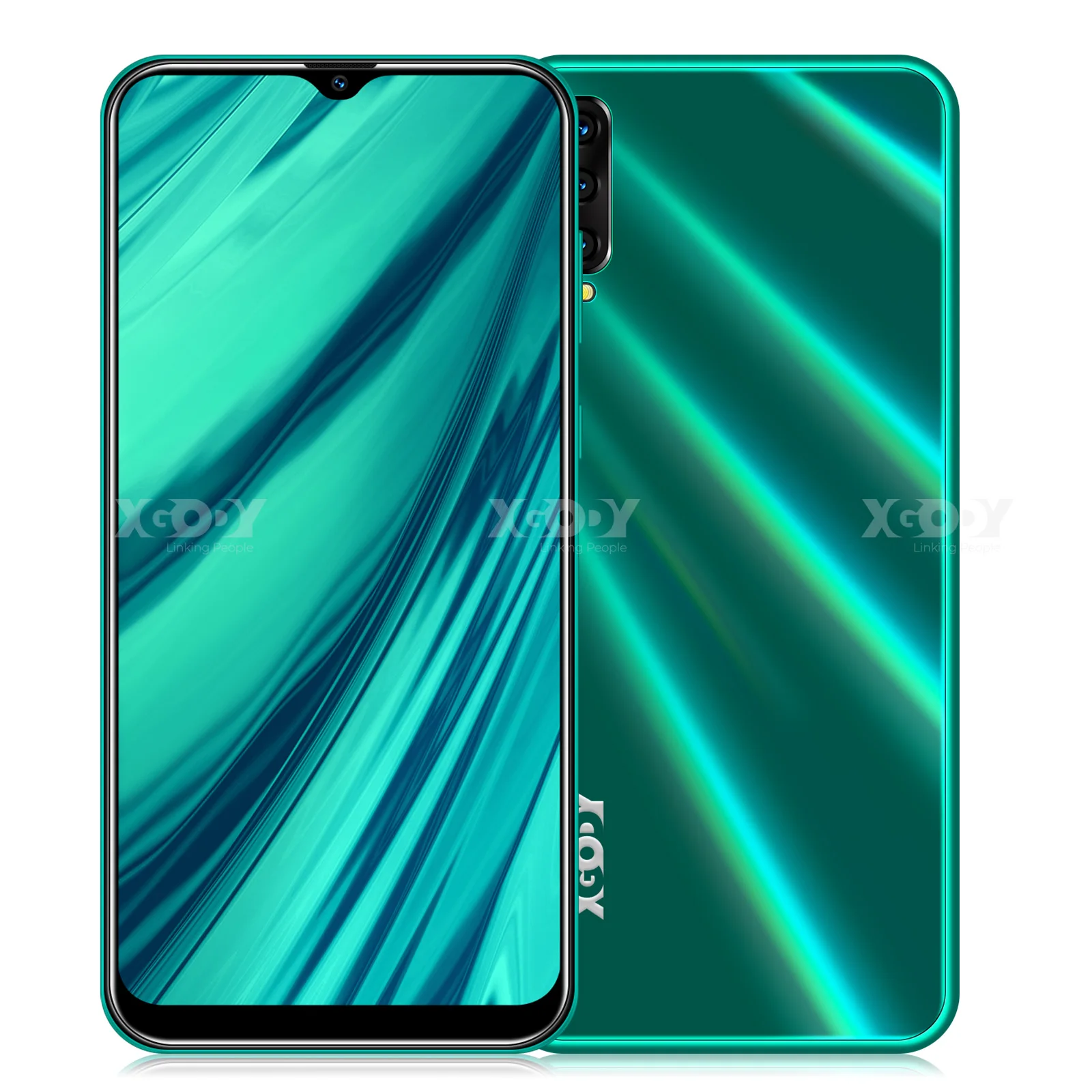 XGODY A90 3g Смартфон Android 9,0 6,5 дюймов 19:9 полный экран 2 Гб 16 Гб MTK6580 четырехъядерный 5 Мп камера 2700 мАч мобильный телефон